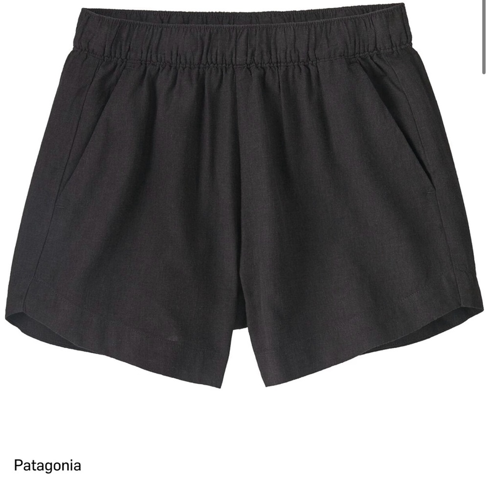 Patagonia High Waist Black Performance Shorts